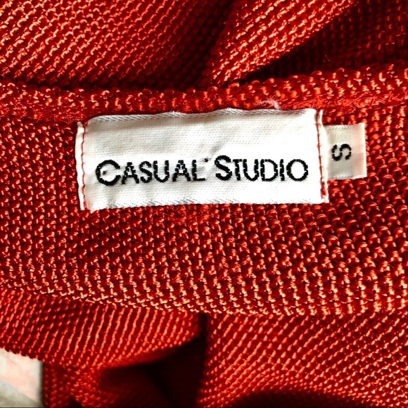 Casual Studio orange rust sweater long‎ sleeve top - Picture 7 of 7
